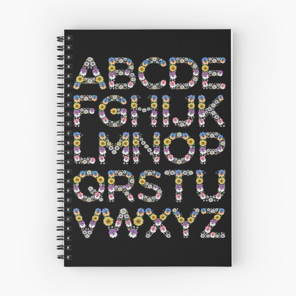 Item preview, Floral Alphabet Letters - Sunflower Pansy English Alphabet designed and sold by r-silver.