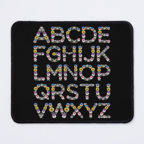Item preview, Floral Alphabet Letters - Sunflower Pansy English Alphabet designed and sold by r-silver.