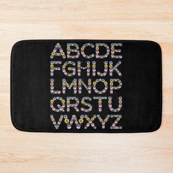 Item preview, Floral Alphabet Letters - Sunflower Pansy English Alphabet designed and sold by r-silver.