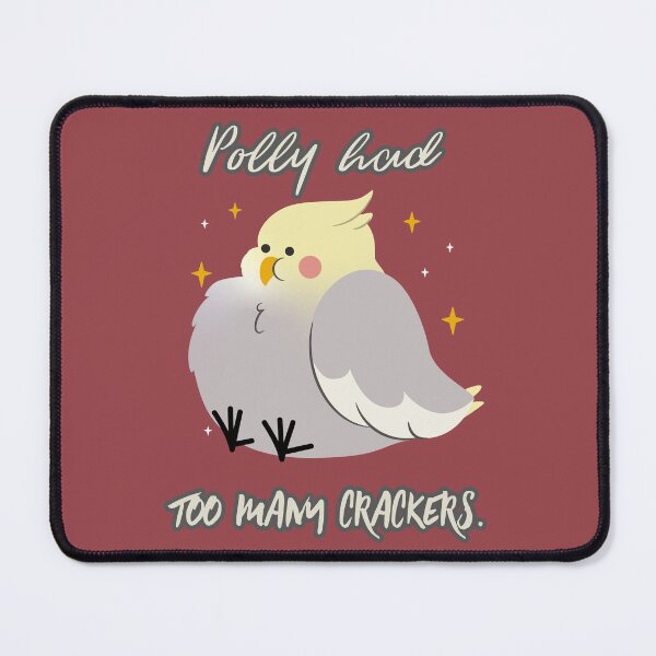 Item preview, Polly Had Too Many Crackers. Funny Fat Bird  designed and sold by Rebel-Design.