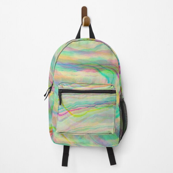 Item preview, Faded Rainbow.. This design using faded rainbow colors in a wavy pattern designed and sold by Wonder & Whimsy.