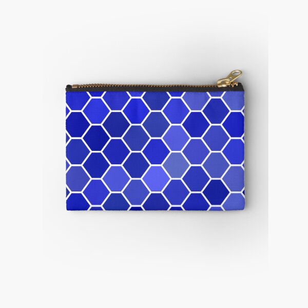 Item preview, Shades of Blue Hexagon Tiles Pattern designed and sold by patternsoup.
