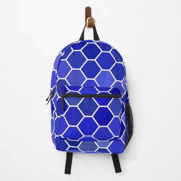 Item preview, Shades of Blue Hexagon Tiles Pattern designed and sold by patternsoup.