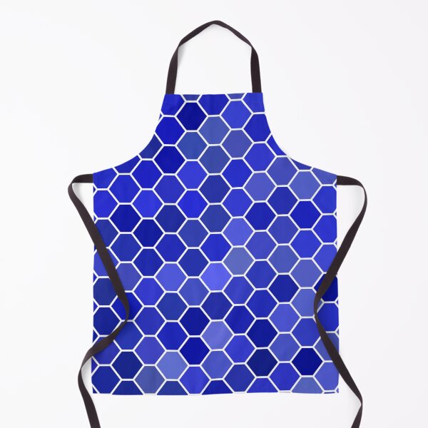 Item preview, Shades of Blue Hexagon Tiles Pattern designed and sold by patternsoup.