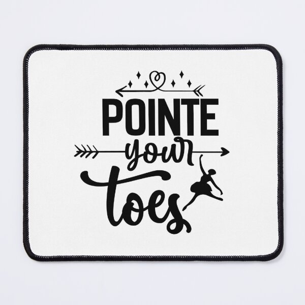 Item preview, Pointe Your Toes Belle Dance Love Dancing Gift Premium Apparel Funny Xmas designed and sold by DesignByHeartUK.