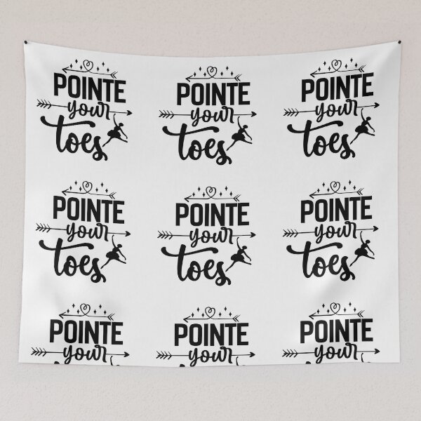 Item preview, Pointe Your Toes Belle Dance Love Dancing Gift Premium Apparel Funny Xmas designed and sold by DesignByHeartUK.