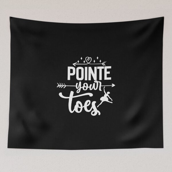 Item preview, Pointe Your Toes Belle Dance Love Dancing Gift Premium Apparel Funny Xmas designed and sold by DesignByHeartUK.