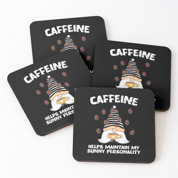 Item preview, Caffeine It Maintains My Sunny Personality designed and sold by SportyDogShop.