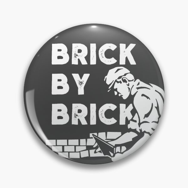 Item preview, Brick by Brick - Blue Collar designed and sold by fiskooriginal.