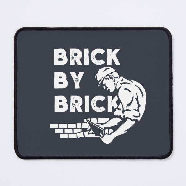Item preview, Brick by Brick - Blue Collar designed and sold by fiskooriginal.