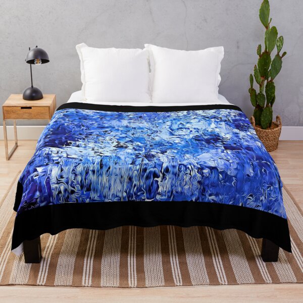 Item preview, abstract background blue stripes designed and sold by MIKAFXSTORE.