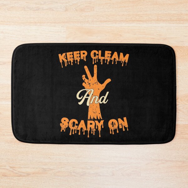 Item preview, Keep Cleam and Scary on Halloween  designed and sold by nueschka.