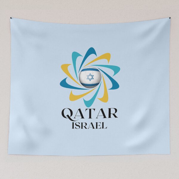 Item preview, Qatar Football soccer team  Israel  designed and sold by DesignsbyMona.