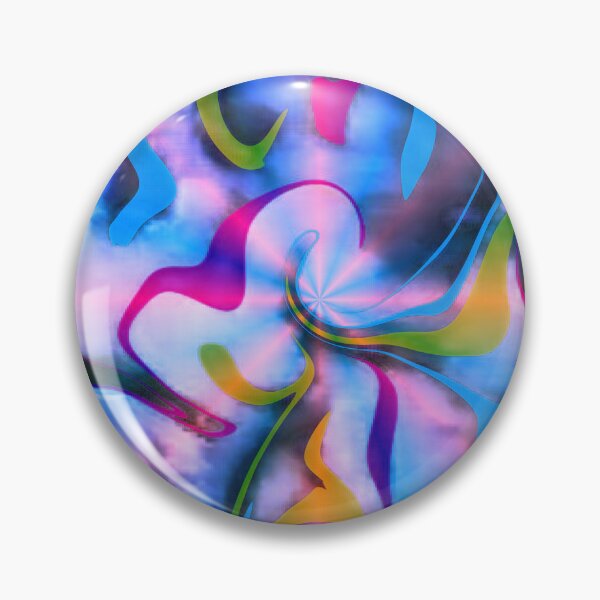 Item preview, Watercolor happy ink tie dye pink, electric blue & yellow marbling mixture designed and sold by Pozwi.
