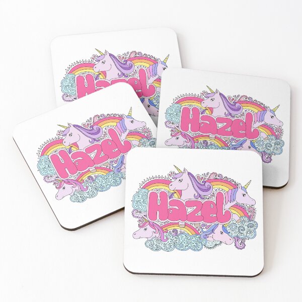 Item preview, Unicorn and rainbow doodle for Hazel designed and sold by YippeeYay Doodles.