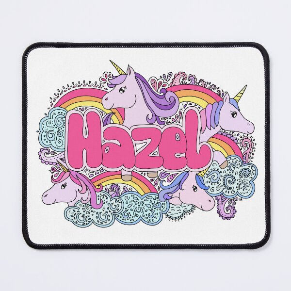 Item preview, Unicorn and rainbow doodle for Hazel designed and sold by YippeeYay Doodles.
