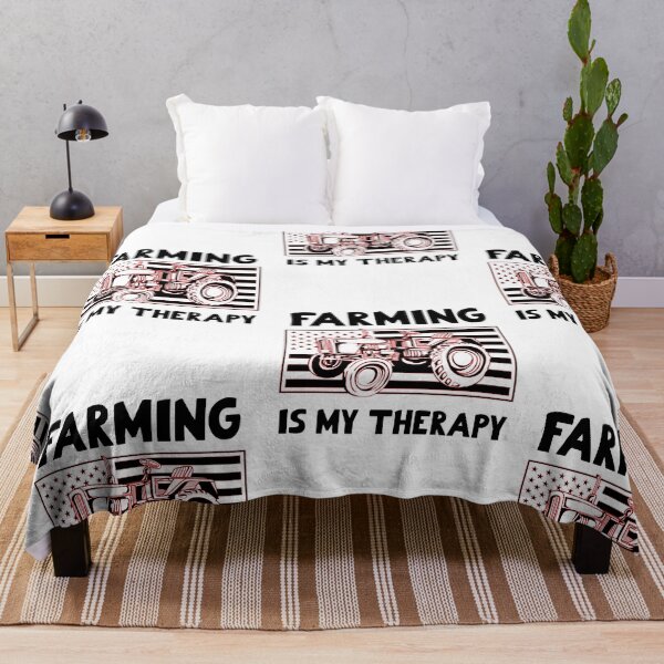 Item preview, Farming Is Your Therapy, Living On The Farm designed and sold by SportyDogShop.