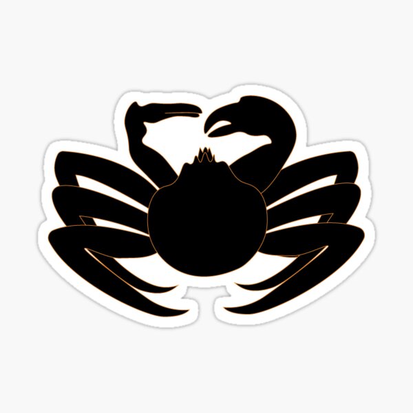 "King Crab" Sticker for Sale by KardeyPrint | Redbubble