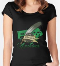 The Magnus Archives Logo Women's Fitted Scoop T-Shirt