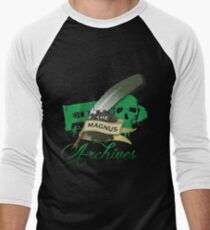 The Magnus Archives Logo Men's Baseball ¾ T-Shirt