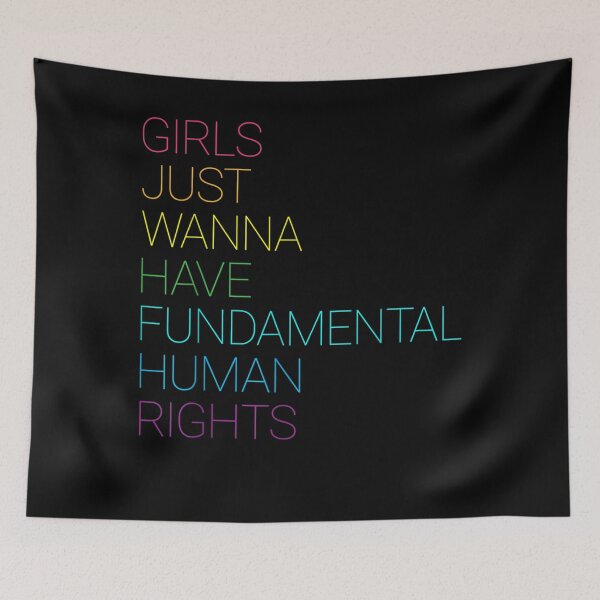 Item preview, Girls Just Want to Have Fundamental Rights Women Equally designed and sold by VeraliShop.