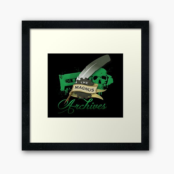 The Magnus Archives Logo Framed Art Print