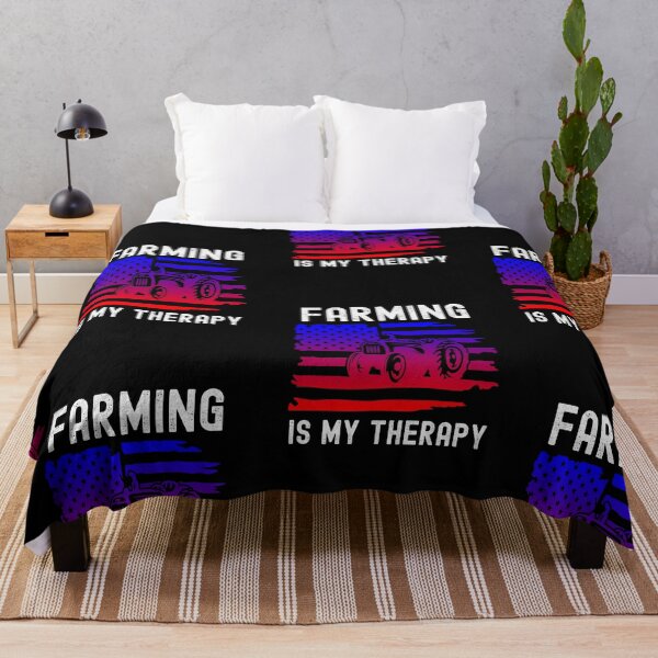 Item preview, Farming Is Your Therapy, Living On The Farm designed and sold by SportyDogShop.