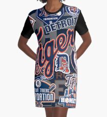 Detroit Tigers Graphic T-Shirt Dress