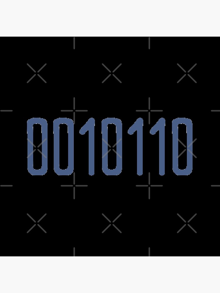 "0010110" Poster for Sale by WiltWilde | Redbubble