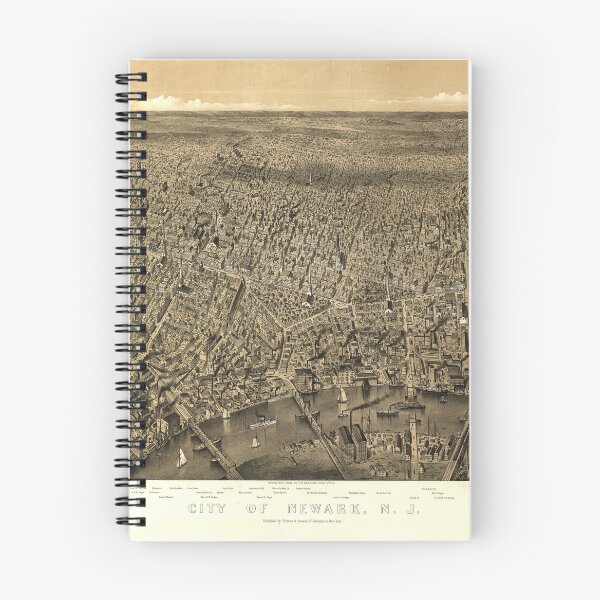 Item preview, City of Newark, New Jersey (1874) designed and sold by allhistory.