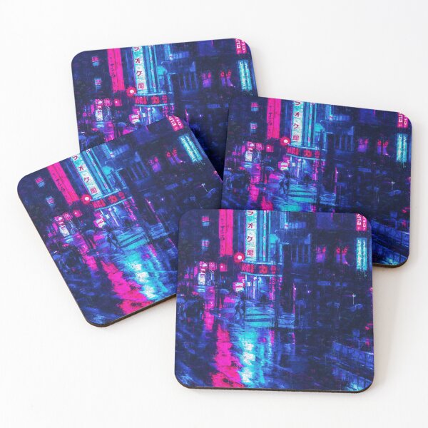 Item preview, Cyberpunk Tokyo Shinjuku Kabukicho At Night, Sleepless Town Kabukicho Cyberpunk, Futuristic Tokyo Cyberpunk City Oil Painting, Cyberpunk Tokyo A Neon Wonderland designed and sold by Trendymotion.