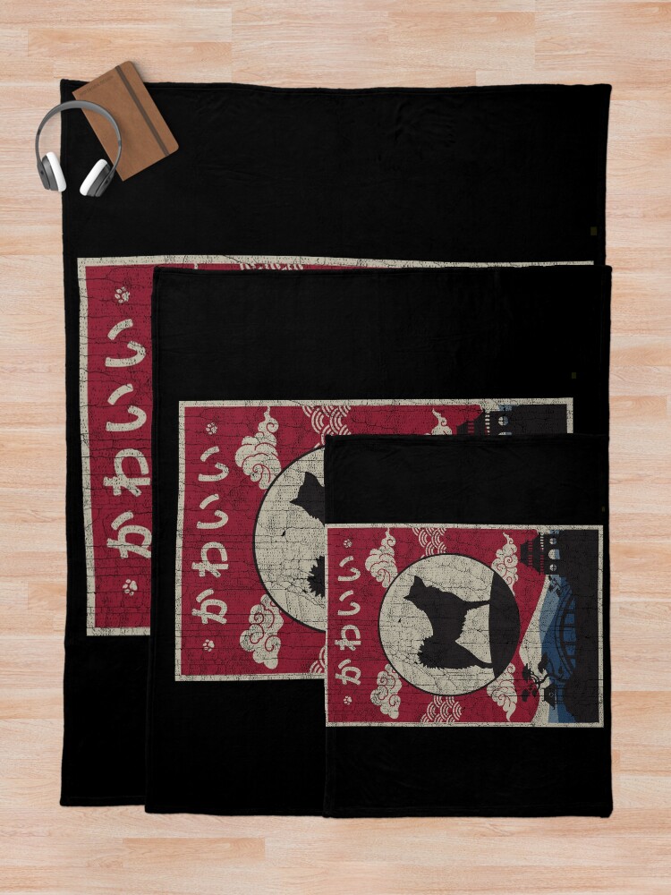 Imagen 5 de 6, Manta con la obra Japanese Finnish Spitz Dog Kawaii, diseñada y vendida por rafaeltto.