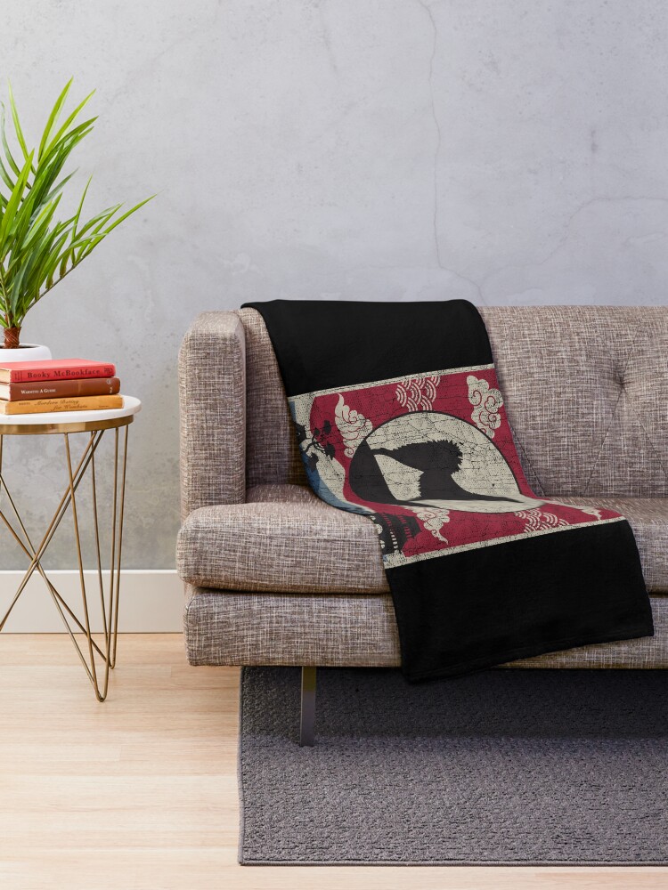 Imagen 2 de 6, Manta con la obra Japanese Finnish Spitz Dog Kawaii, diseñada y vendida por rafaeltto.