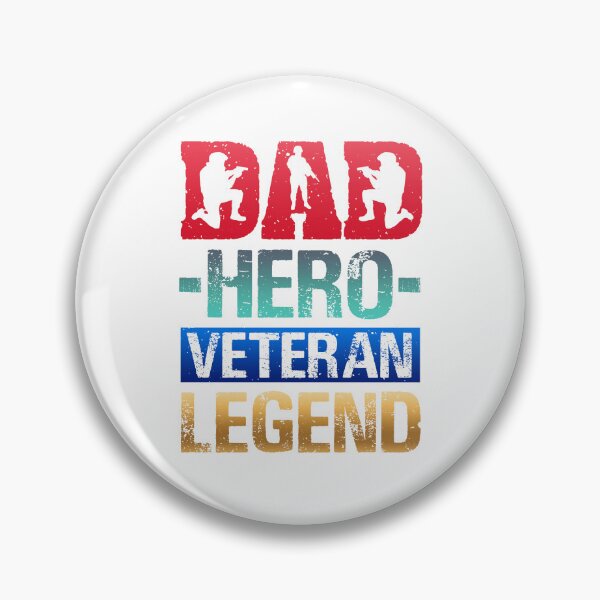 Item preview, DAD HERO VETERAN LEGEND designed and sold by lukas69graphic.