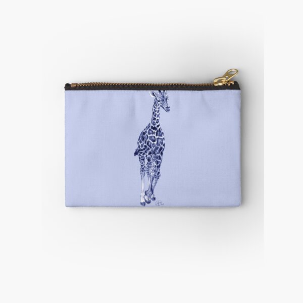 Item preview, Galloping giraffe - blue colorized version designed and sold by SylvieG18.
