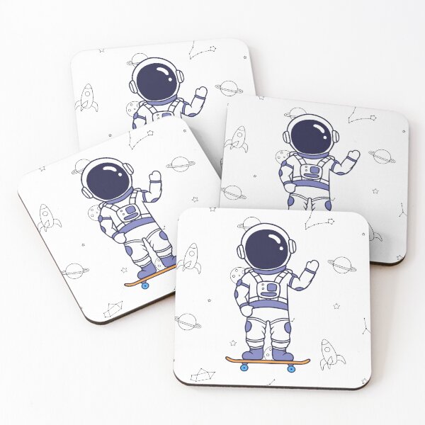 Item preview, Astronaut Say Hello , Astronaut Skatter designed and sold by Red Ouane.