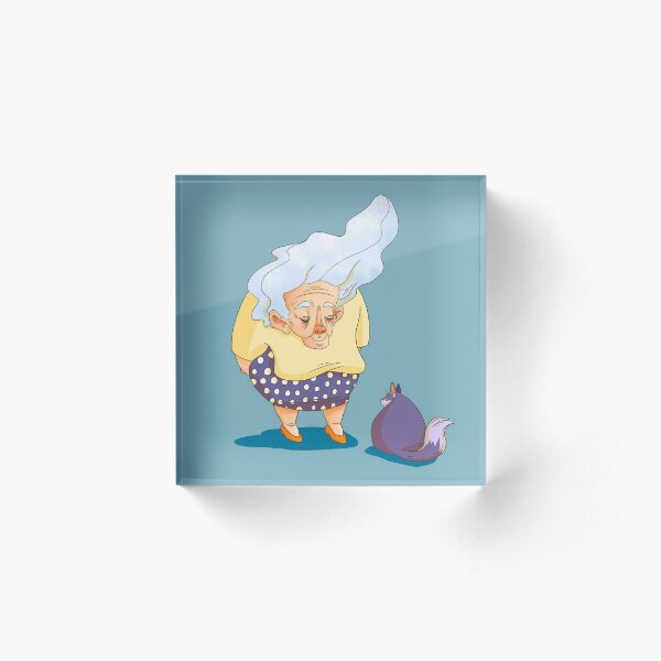 Betsy and Selma Acrylic Block