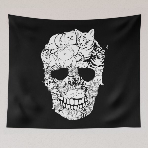 Item preview, Cat Skull Shirt - Kitty Skeleton Halloween Costume Skull Cat designed and sold by unfinishedneigh.