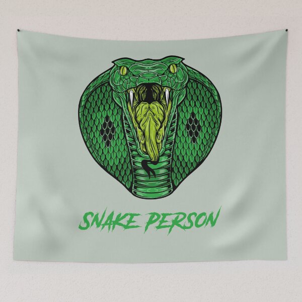 Item preview, Snake Person. Scary Green Snake  designed and sold by Rebel-Design.