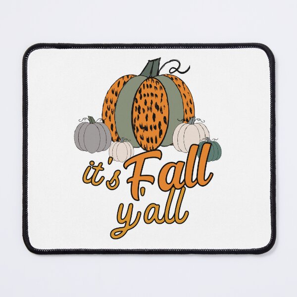 Item preview, It's Fall Y'all, Funny Pumpkins Cheetah Leopard Pattern designed and sold by Itaya Art.