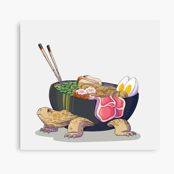 Ramen Tortoise Canvas Print