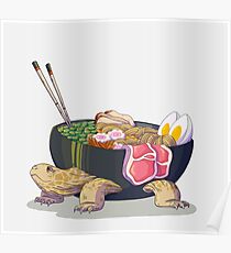 Ramen Tortoise Poster