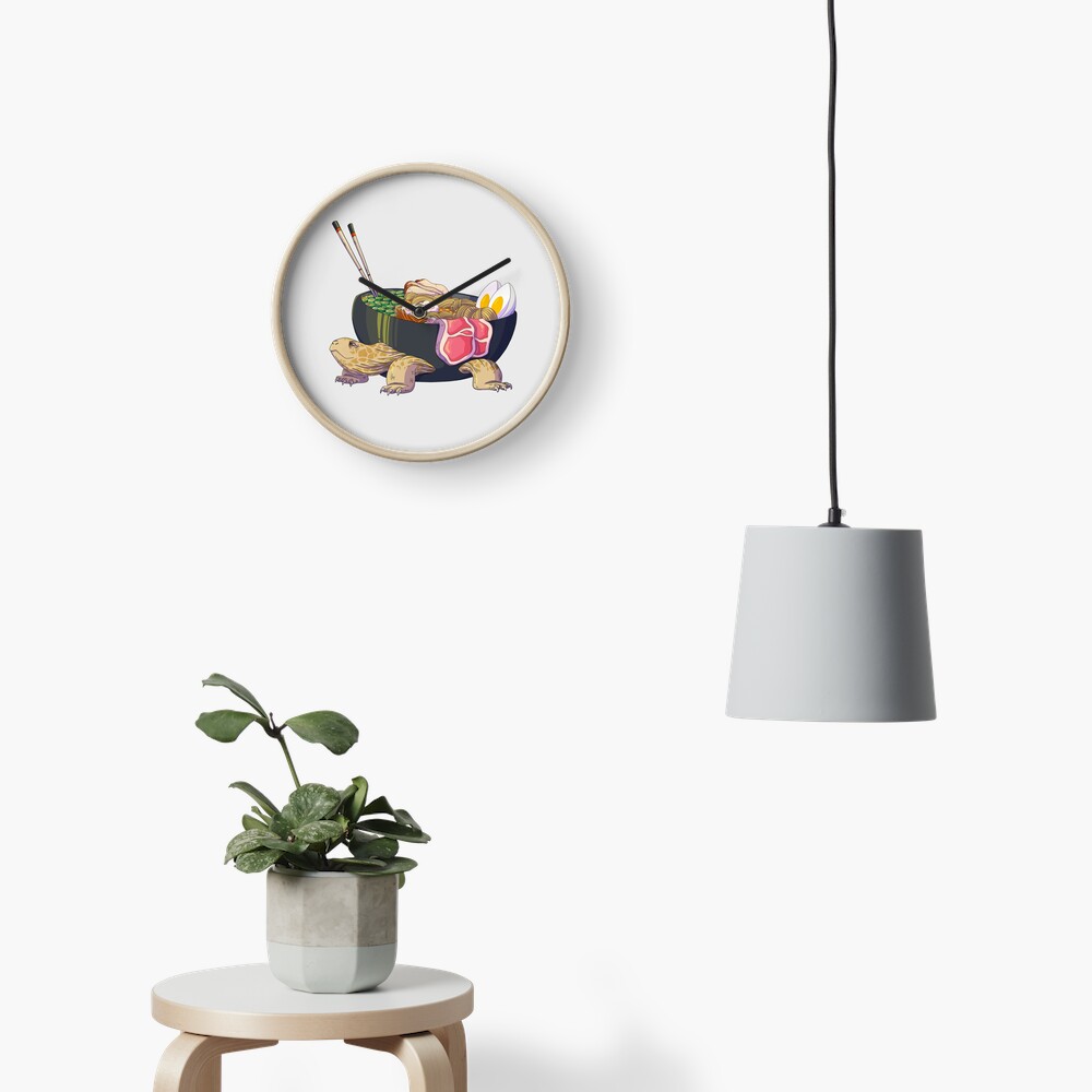 Ramen Tortoise  Clock