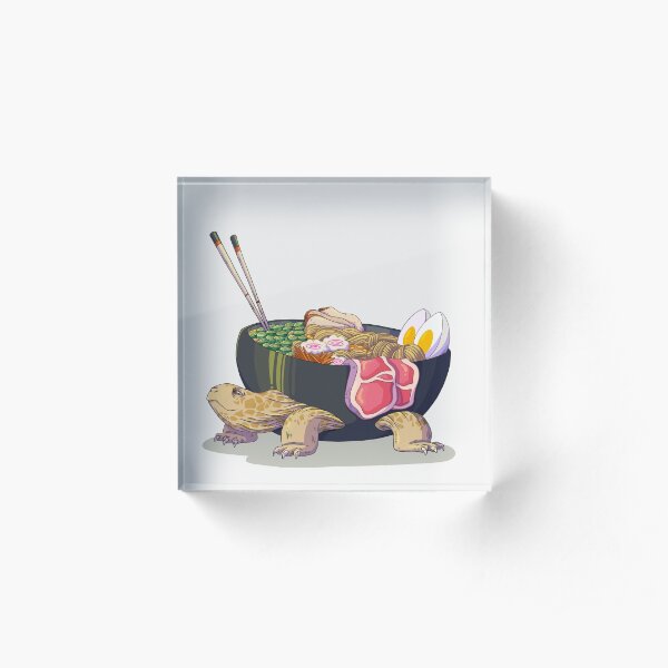 Ramen Tortoise Acrylic Block