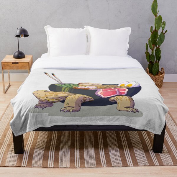 Ramen Tortoise Throw Blanket