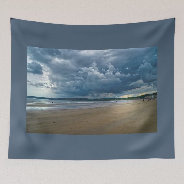 Item preview, Filey Beach Moody Sky designed and sold by Alisonchambers2.