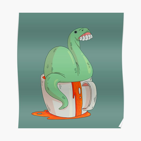 A cup of Nessie Poster