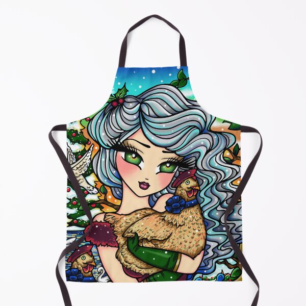 Item preview, Christmas 12 Days of Christmas Whimsical Fantasy Holiday Art designed and sold by hannahlynnart.