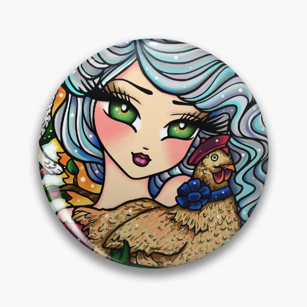 Item preview, Christmas 12 Days of Christmas Whimsical Fantasy Holiday Art designed and sold by hannahlynnart.