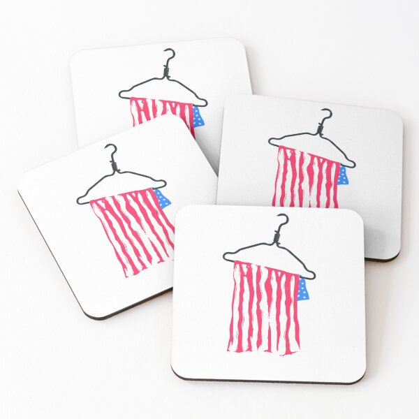 Item preview, The US flag hangs on a metal hanger women's rights designed and sold by Cute Shark.